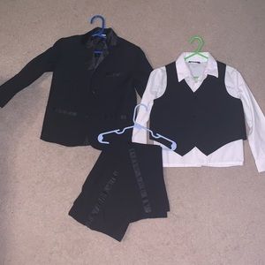 Boys black 3pc suit